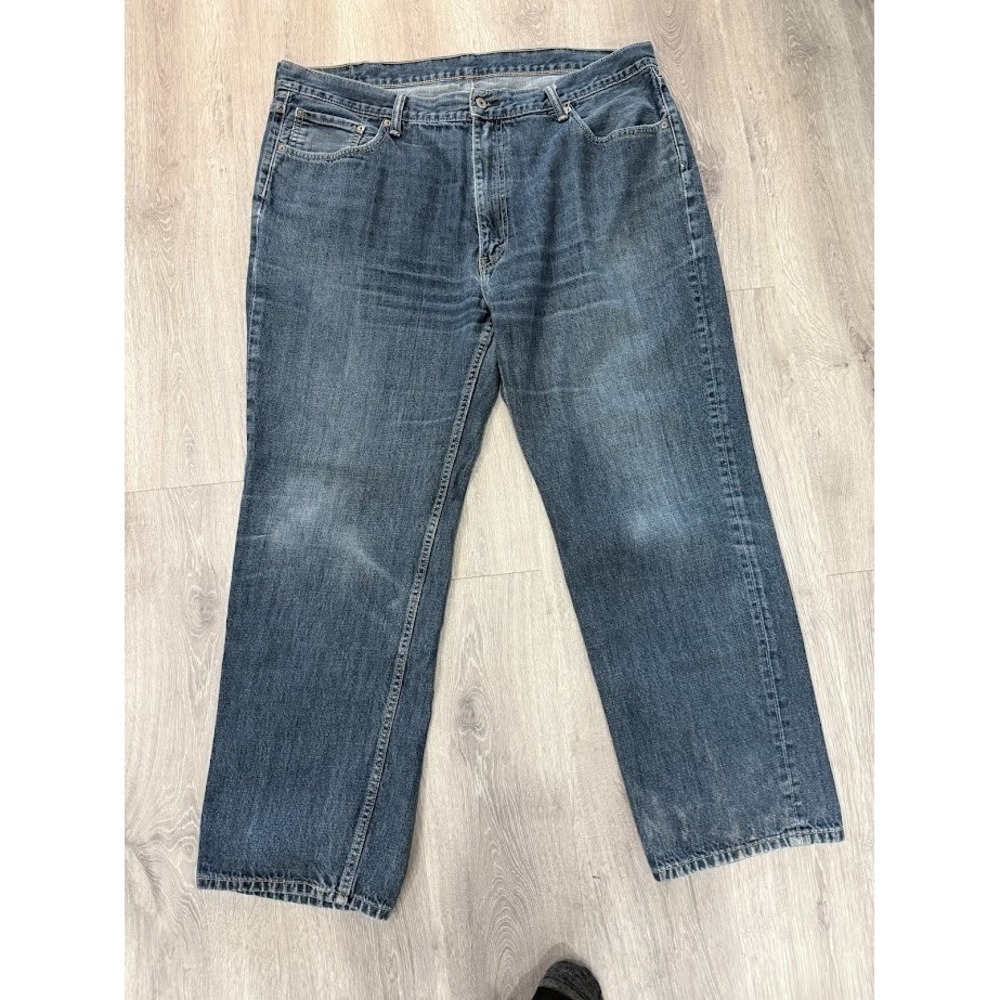 Levi's 559 Relaxed‎ Straight Jeans Men's 43x31 Blue Denim Zip Fly